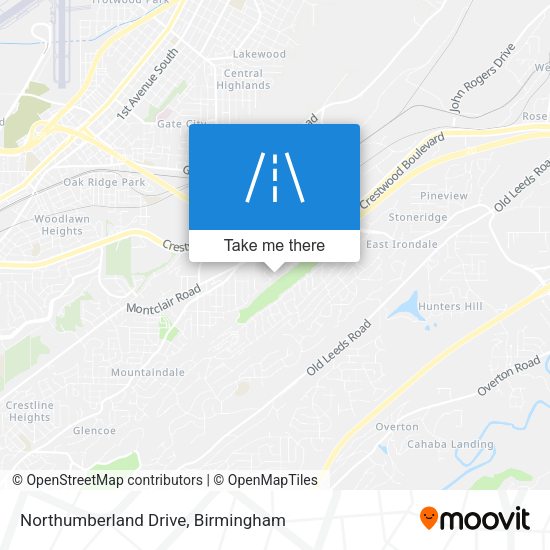 Northumberland Drive map