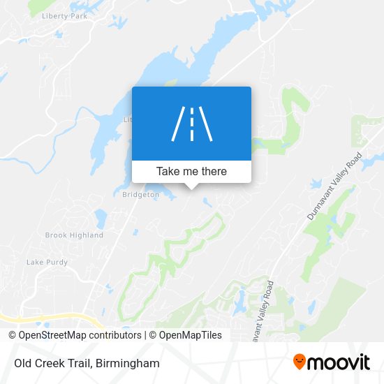 Mapa de Old Creek Trail