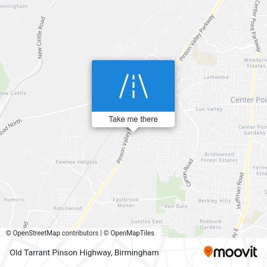 Mapa de Old Tarrant Pinson Highway