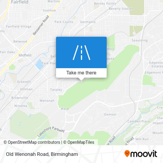 Mapa de Old Wenonah Road