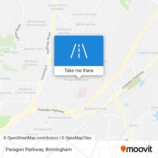 Mapa de Paragon Parkway
