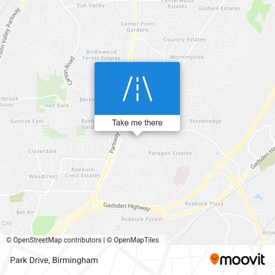 Mapa de Park Drive