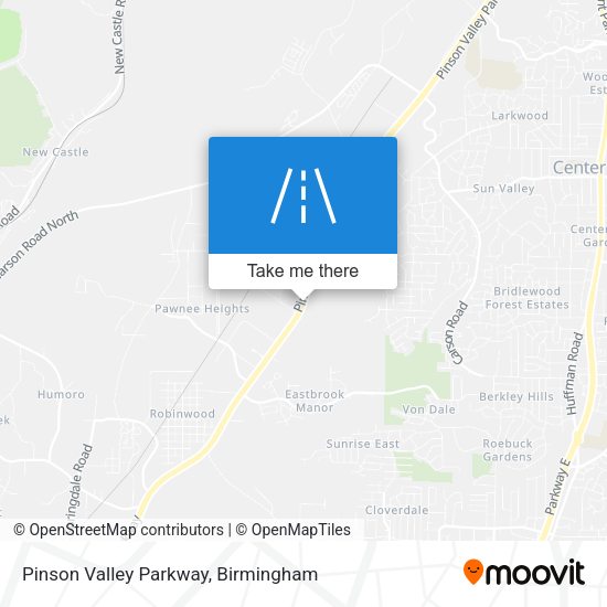 Pinson Valley Parkway map