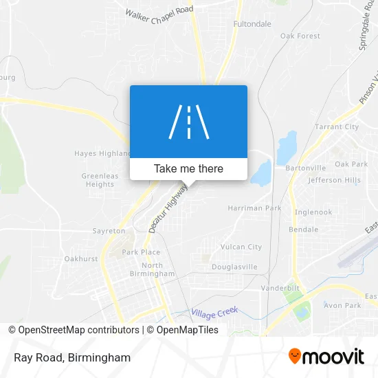 Ray Road map