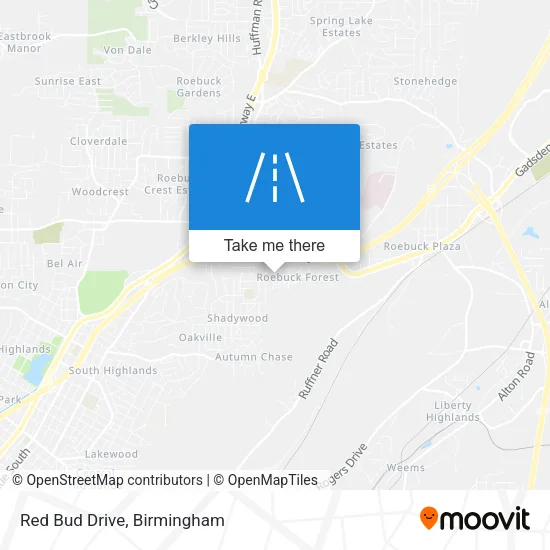 Red Bud Drive map