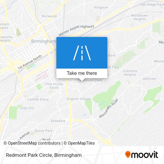 Mapa de Redmont Park Circle