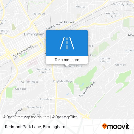 Mapa de Redmont Park Lane