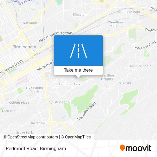 Redmont Road map
