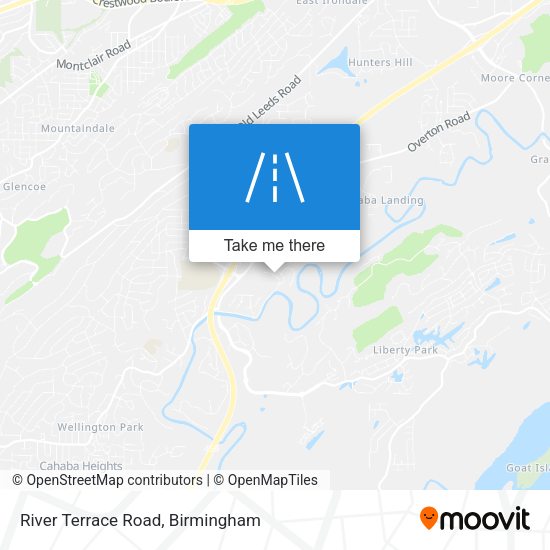 River Terrace Road map