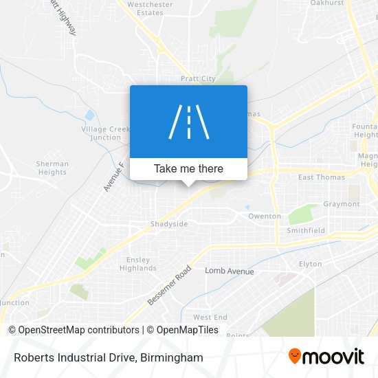 Mapa de Roberts Industrial Drive