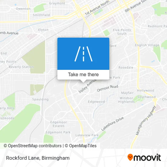 Rockford Lane map