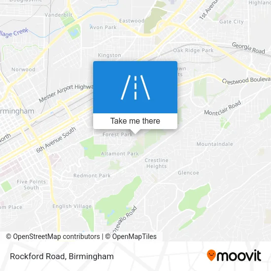 Rockford Road map