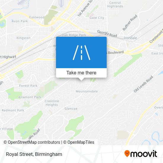 Mapa de Royal Street