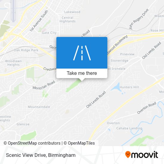 Scenic View Drive map