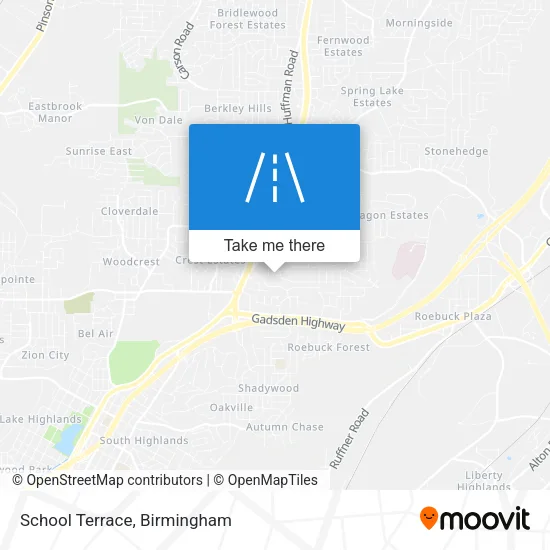 School Terrace map