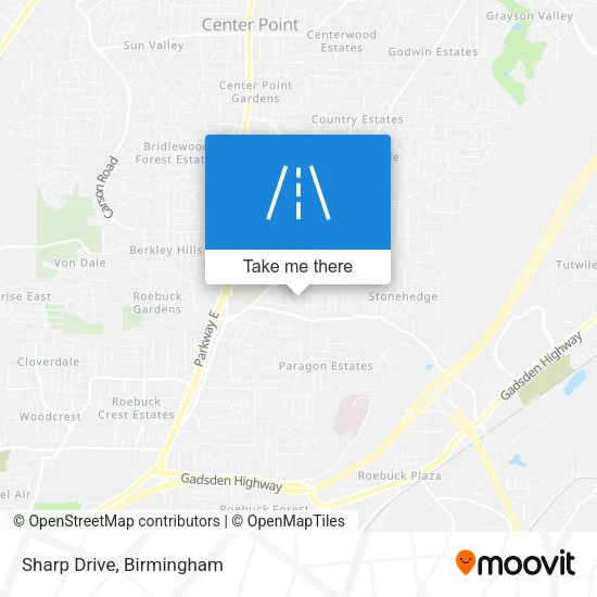 Sharp Drive map