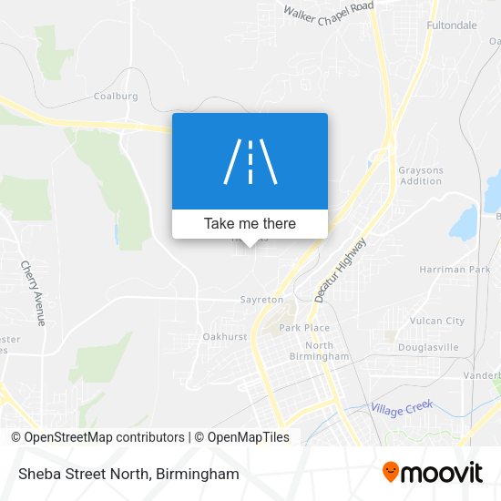 Sheba Street North map