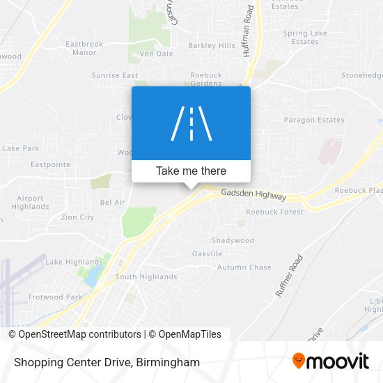 Shopping Center Drive map