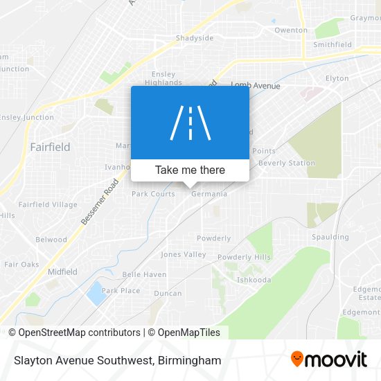 Slayton Avenue Southwest map