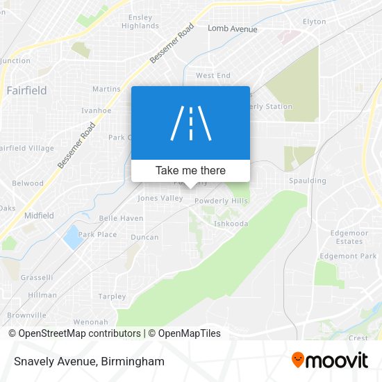 Mapa de Snavely Avenue