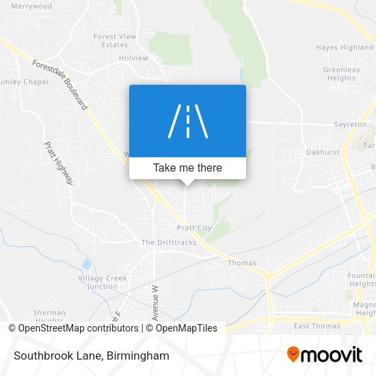 Mapa de Southbrook Lane