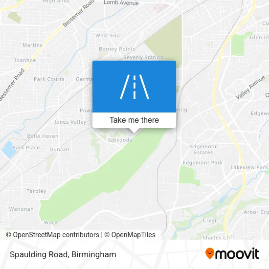 Spaulding Road map