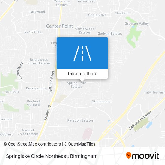 Mapa de Springlake Circle Northeast