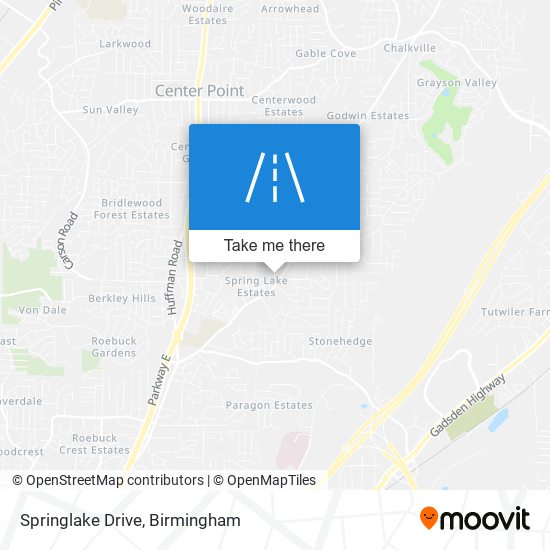 Mapa de Springlake Drive