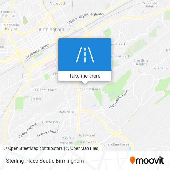 Mapa de Sterling Place South