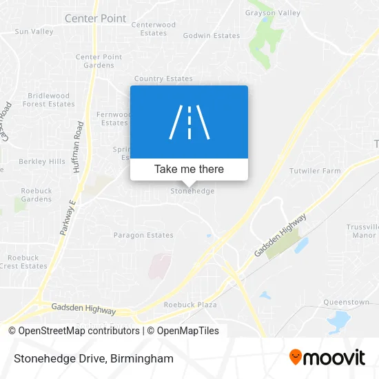 Stonehedge Drive map