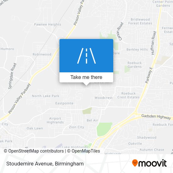 Mapa de Stoudemire Avenue