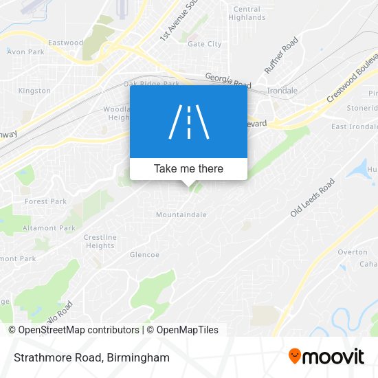 Mapa de Strathmore Road