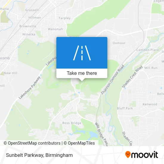 Sunbelt Parkway map