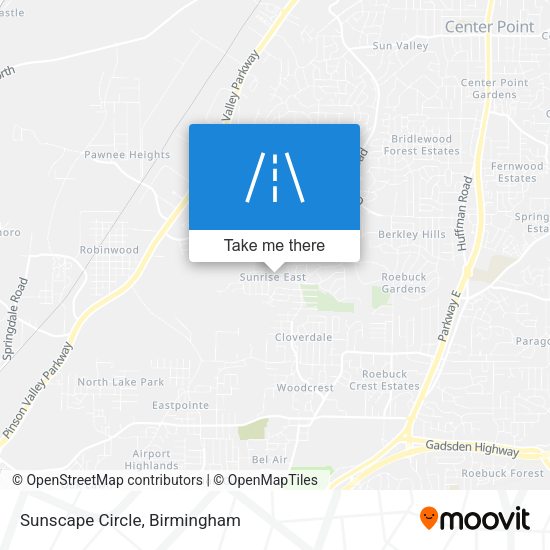 Sunscape Circle map