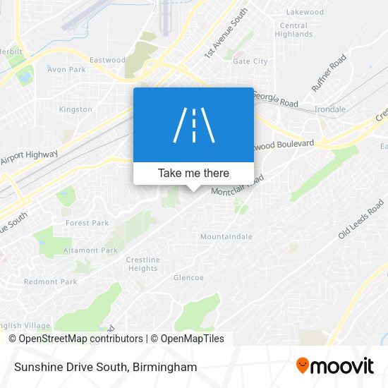 Sunshine Drive South map