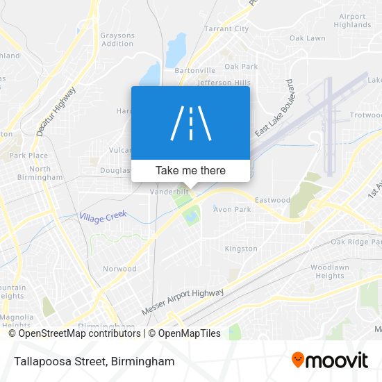 Tallapoosa Street map