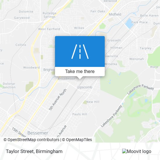 Taylor Street map