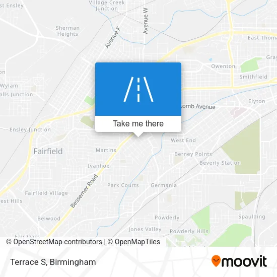 Terrace S map