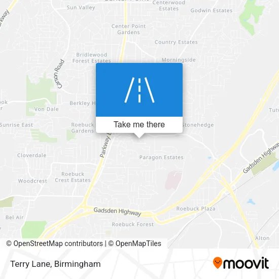 Terry Lane map