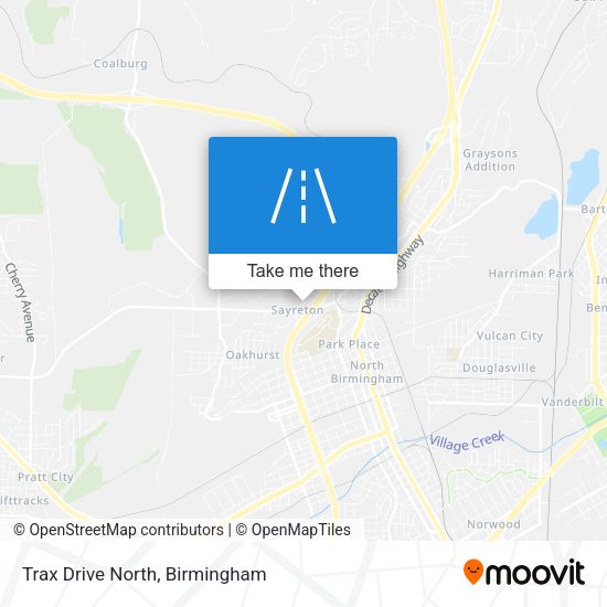 Mapa de Trax Drive North