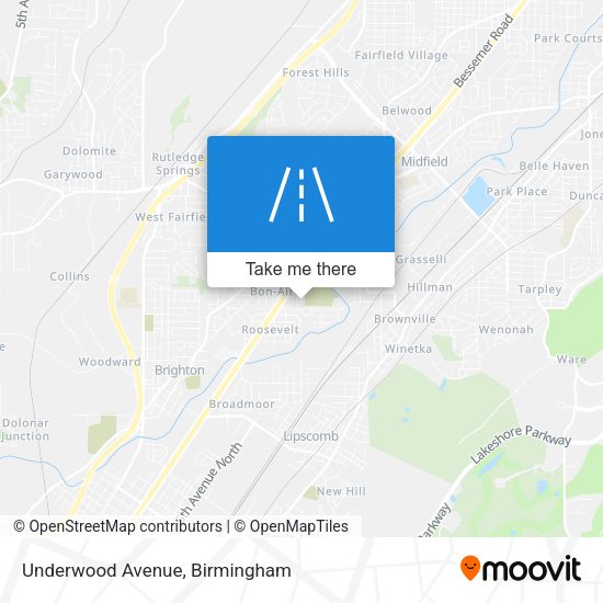 Underwood Avenue map