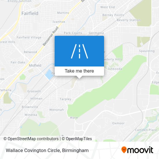 Mapa de Wallace Covington Circle
