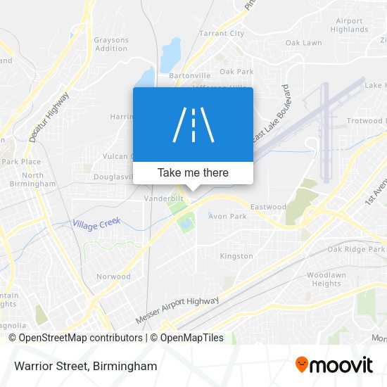 Mapa de Warrior Street