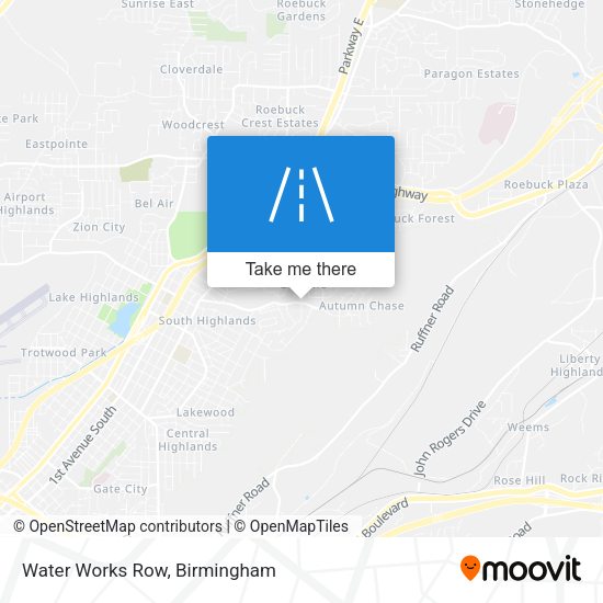 Water Works Row map