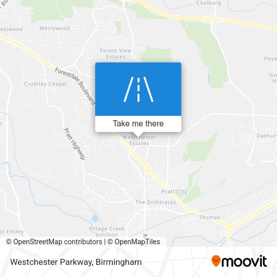 Westchester Parkway map