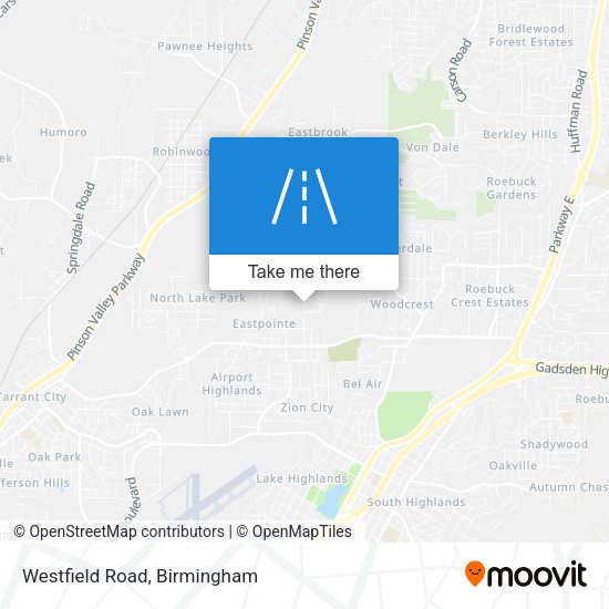 Mapa de Westfield Road