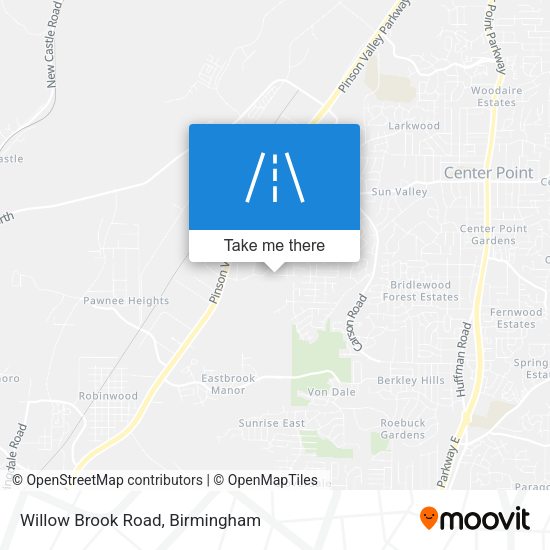 Mapa de Willow Brook Road
