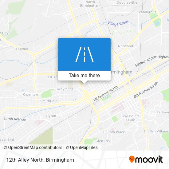 Mapa de 12th Alley North