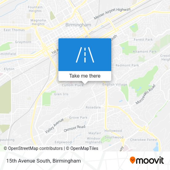 Mapa de 15th Avenue South