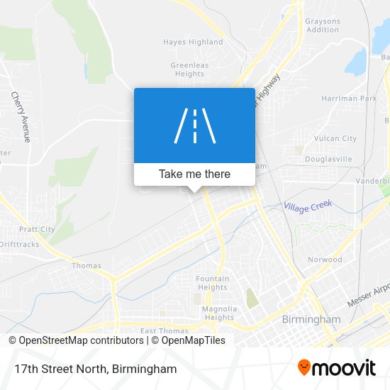 Mapa de 17th Street North